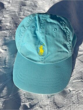 Ralph Lauren Aqua Baseball Cap